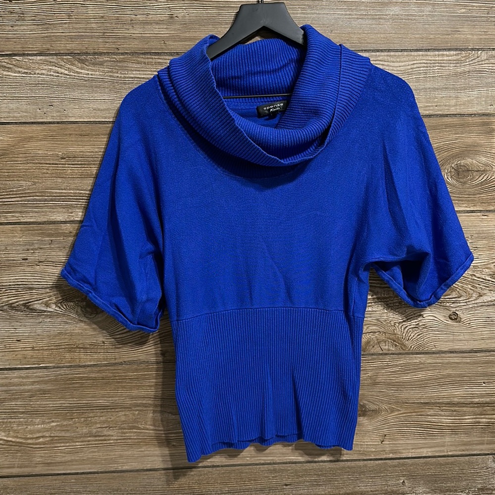 Women’s Blue Sweater Size Small- fits is smaller- excellent condition